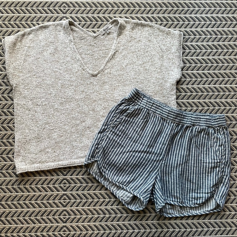 LAST CHANCE! Madewell 2pc Bundle Sweater & Shorts